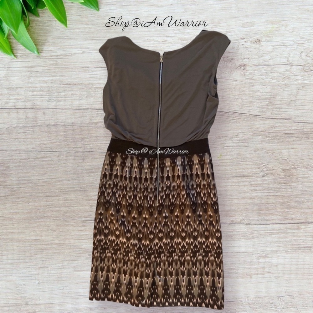 Suzi Chin NWT draped twist shoulder dress *shop@iamwarrior - Picture 5 of 9